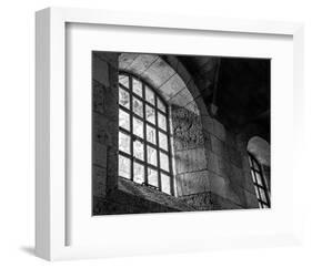 Monastery Windows-null-Framed Art Print