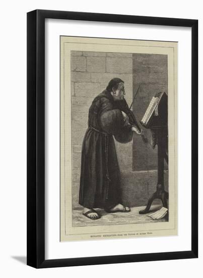 Monastic Recreation-null-Framed Giclee Print