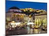 Monastiraki Square and Acropolis, Monastiraki, Athens, Greece-Doug Pearson-Mounted Photographic Print