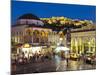 Monastiraki Square and Acropolis, Monastiraki, Athens, Greece-Doug Pearson-Mounted Photographic Print