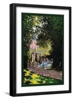 Monceau Park-Claude Monet-Framed Art Print