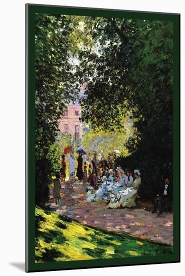 Monceau Park-Claude Monet-Mounted Art Print