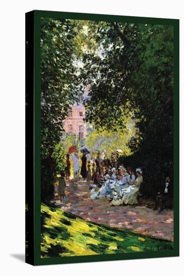Monceau Park-Claude Monet-Stretched Canvas