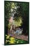 Monceau Park-Claude Monet-Mounted Art Print