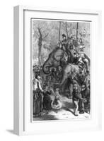 Monday Afternoon at the Zoological Society's Gardens, 1871-Charles Joseph Staniland-Framed Giclee Print