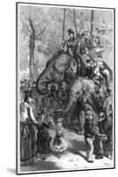 Monday Afternoon at the Zoological Society's Gardens, 1871-Charles Joseph Staniland-Mounted Giclee Print