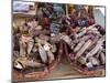 Monday Market at St. Jean Pied De Port, Basque Country, Pyrenees-Atlantiques, Aquitaine, France-R H Productions-Mounted Photographic Print