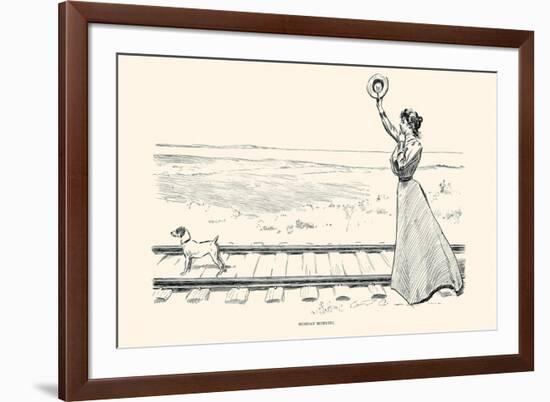 Monday Morning-Charles Dana Gibson-Framed Premium Giclee Print