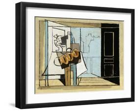 Monday, the Open Window-Louis Marcoussis-Framed Giclee Print