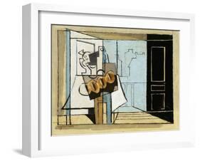 Monday, the Open Window-Louis Marcoussis-Framed Giclee Print