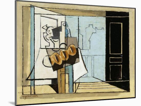 Monday, the Open Window-Louis Marcoussis-Mounted Giclee Print
