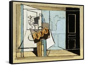 Monday, the Open Window-Louis Marcoussis-Framed Stretched Canvas