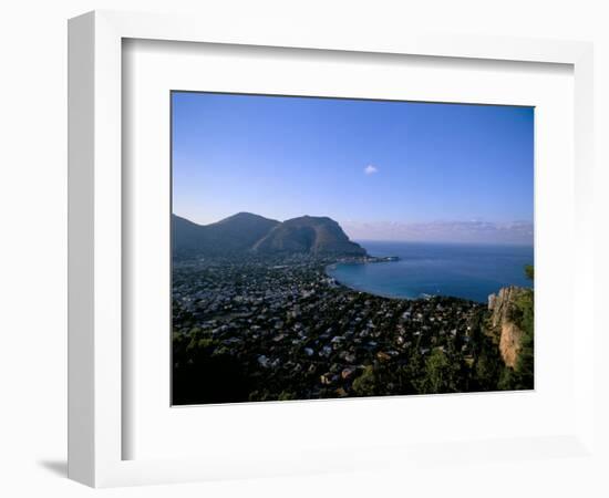 Mondello, Island of Sicily, Italy, Mediterranean-Oliviero Olivieri-Framed Photographic Print