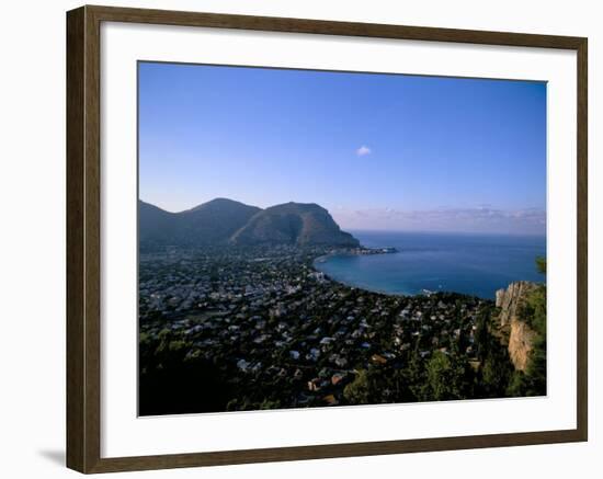 Mondello, Island of Sicily, Italy, Mediterranean-Oliviero Olivieri-Framed Photographic Print