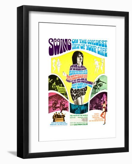 MONDO MOD, poster art, 1967-null-Framed Art Print