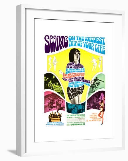 MONDO MOD, poster art, 1967-null-Framed Art Print