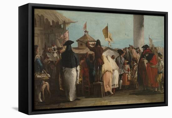 Mondo Novo, Ca 1764-1765-Giandomenico Tiepolo-Framed Stretched Canvas