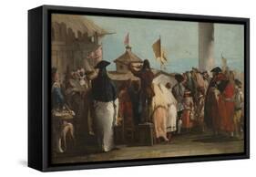 Mondo Novo, Ca 1764-1765-Giandomenico Tiepolo-Framed Stretched Canvas