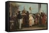 Mondo Novo, Ca 1764-1765-Giandomenico Tiepolo-Framed Stretched Canvas