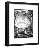 Mondonville's Pieces de Clavecin-null-Framed Art Print