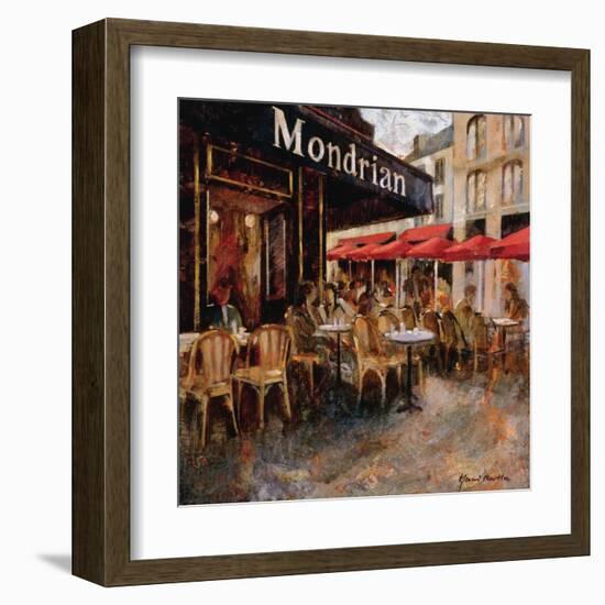 Mondrian Café-Noemi Martin-Framed Art Print