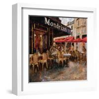 Mondrian Café-Noemi Martin-Framed Art Print