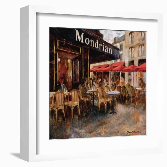 Mondrian Café-Noemi Martin-Framed Art Print