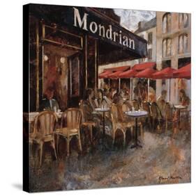 Mondrian Cafe-Noemi Martin-Stretched Canvas