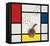 Mondrian Cat-Chameleon Design, Inc.-Framed Stretched Canvas