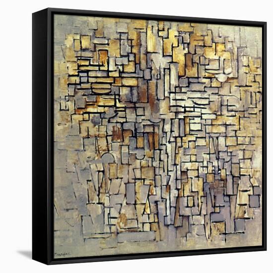 Mondrian: Composition, 1913-Piet Mondrian-Framed Stretched Canvas