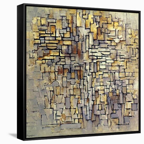 Mondrian: Composition, 1913-Piet Mondrian-Framed Stretched Canvas