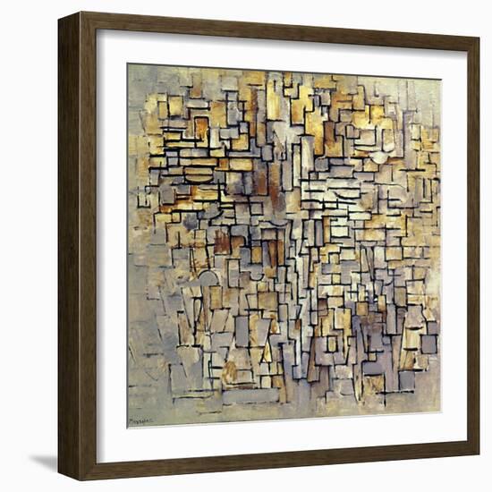 Mondrian: Composition, 1913-Piet Mondrian-Framed Giclee Print