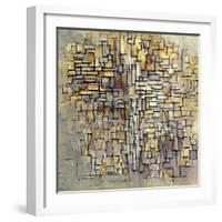 Mondrian: Composition, 1913-Piet Mondrian-Framed Giclee Print