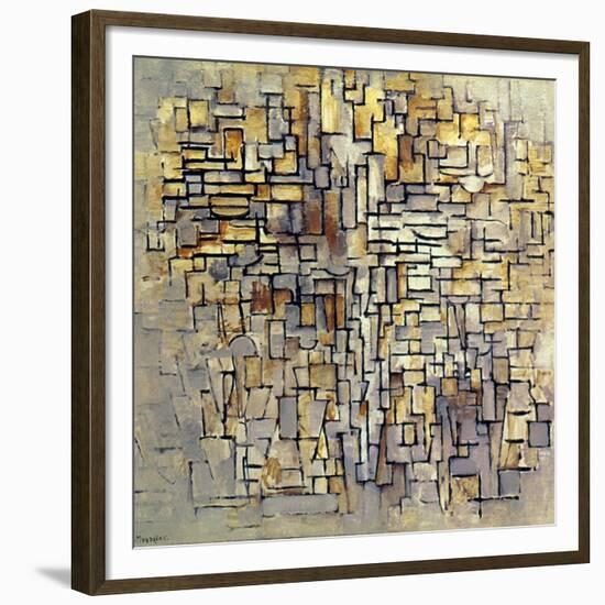 Mondrian: Composition, 1913-Piet Mondrian-Framed Giclee Print