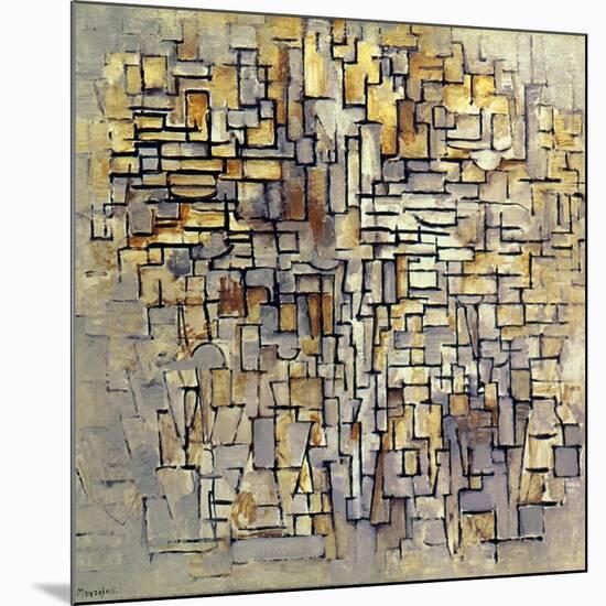 Mondrian: Composition, 1913-Piet Mondrian-Mounted Giclee Print