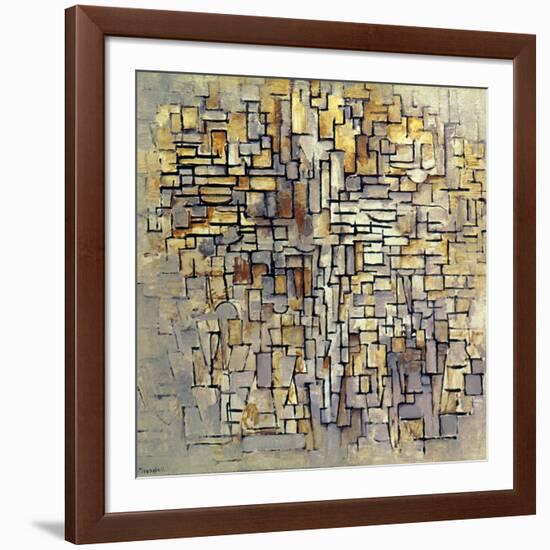 Mondrian: Composition, 1913-Piet Mondrian-Framed Giclee Print