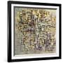 Mondrian: Composition, 1913-Piet Mondrian-Framed Giclee Print