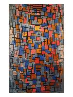 Mondrian: Composition-Piet Mondrian-Framed Giclee Print