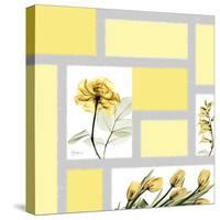 Mondrian Flowers 1-Albert Koetsier-Stretched Canvas