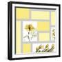 Mondrian Flowers 1-Albert Koetsier-Framed Art Print