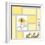 Mondrian Flowers 1-Albert Koetsier-Framed Art Print