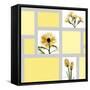 Mondrian Flowers 2-Albert Koetsier-Framed Stretched Canvas