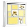 Mondrian Flowers 2-Albert Koetsier-Framed Art Print