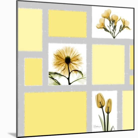 Mondrian Flowers 2-Albert Koetsier-Mounted Art Print