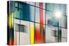 Mondrian in the Sun-Ursula Abresch-Stretched Canvas