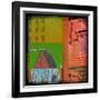 Mondrian Pop Montreal-Jean-François Dupuis-Framed Art Print