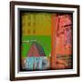 Mondrian Pop Montreal-Jean-François Dupuis-Framed Art Print