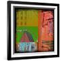 Mondrian Pop Montreal-Jean-François Dupuis-Framed Art Print