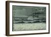 Mondschein Lloyd Bremen, Dampfer S.M.S Hohenzollern-null-Framed Giclee Print