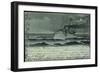 Mondschein Lloyd Bremen, Dampfer S.M.S Hohenzollern-null-Framed Giclee Print